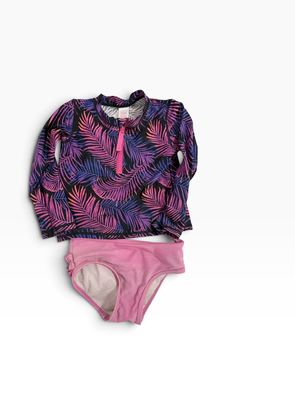 Ruffle butts rash guard swim suit 3t
